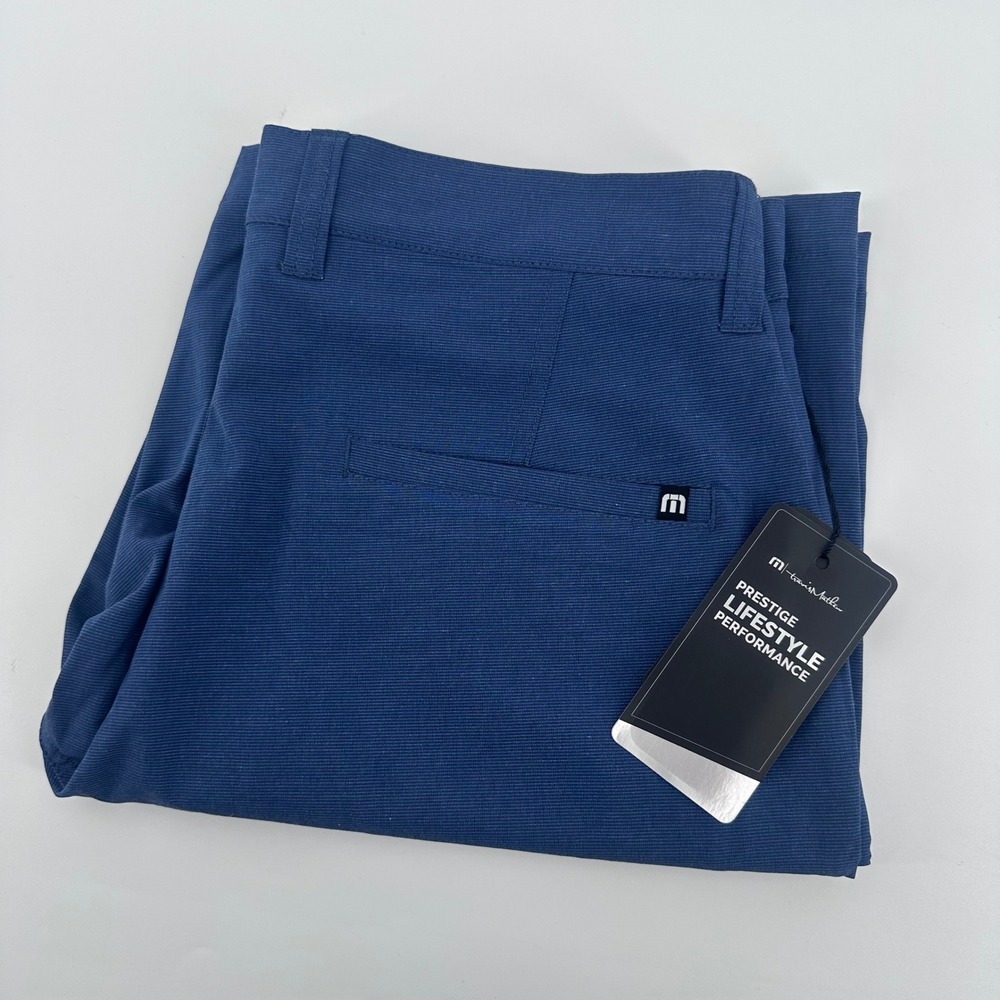 Travis Mathew Shorts Mens 30 Inseam 10" Blue Prestige Lifestyle Performance NEW